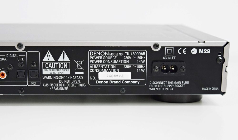 Tuner Denon TU-1800DAB, radio