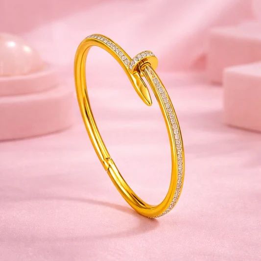 Хит Гривна Пирон Cartier Juste un Clou с камъни