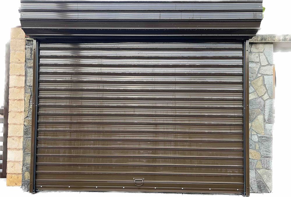Метална врата щора, метална врата с каса и без каса
