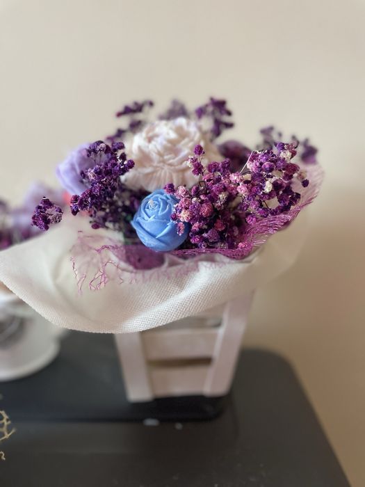 Букети от соеви свещи