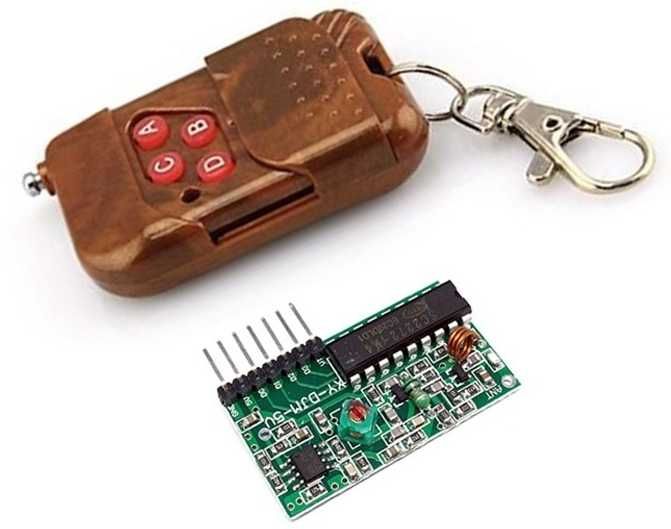 Hobby: modul cu 4 relee si kit DIY, wireless (RF 315MHz)