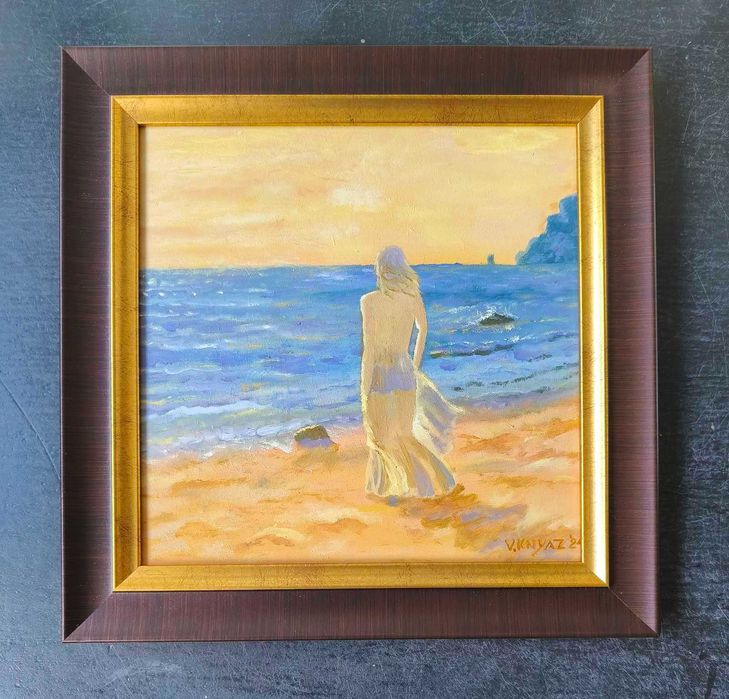 картини масло върху фазер, 20см Х 20см, различни сюжети