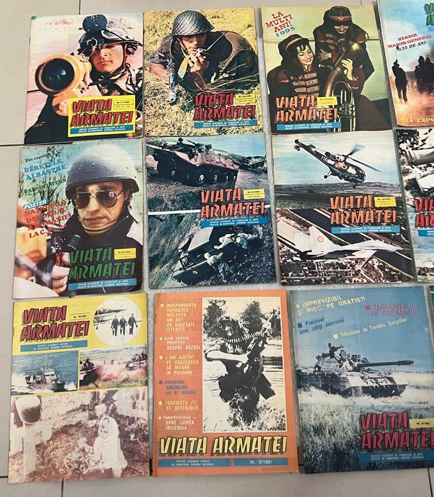 Lot reviste Viata Armatei Viata Militara anii 80 90