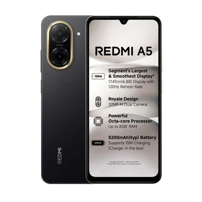 Redmi A5 4Gb+2Gb Rami 128 Gb 5G