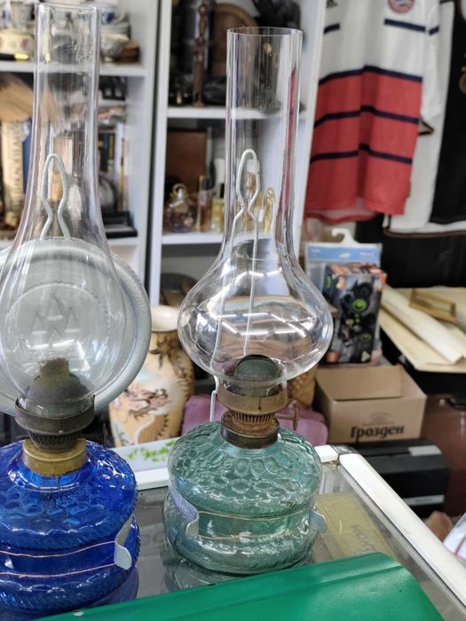 Стара газена лампа три броя