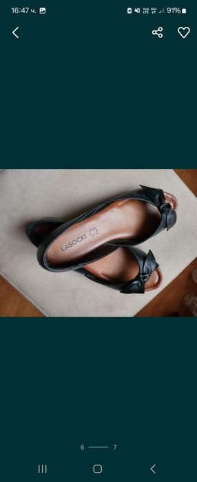 Сандали-LASOCKI- 37 номер