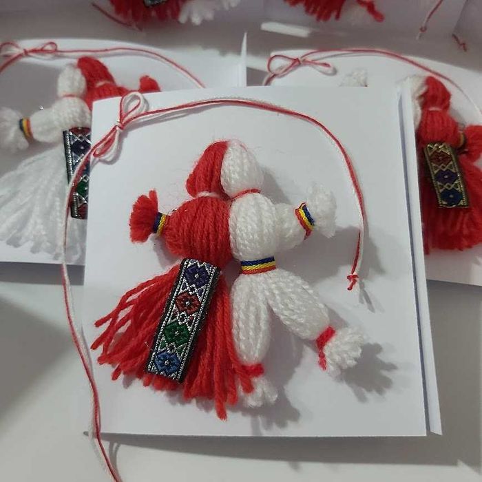 Mărțișor perechi fire mohair