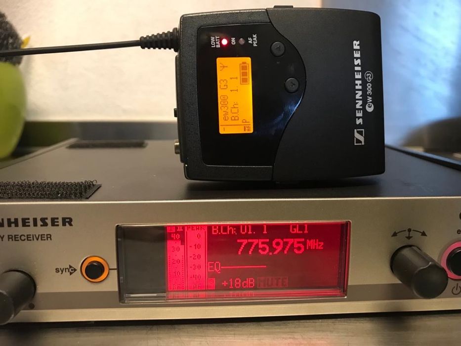 Wireless SennheiserEW300 G3 vioara,clarinet, saxofon, trompeta, chitar