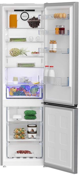 Нов инверторен хладилник с фризер BEKO b300 B3RCNA404HXB No Frost HarvestFresh AeroFlow 203.5 см