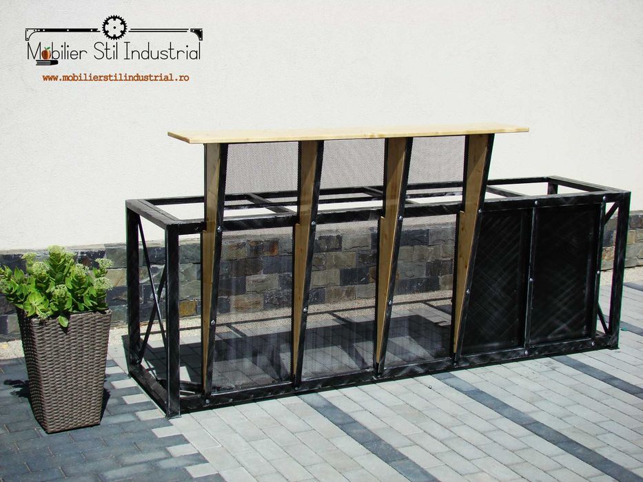 Receptie stil industrial.Totul pe comanda