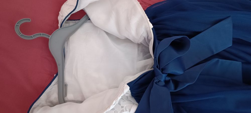 Уникална дълга детска рокля за официален повод 120 р-р