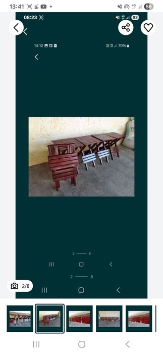 Scaunele pliabile din lemn .