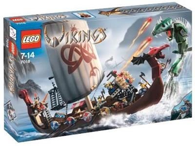 Lego 7018 Викингски кораб срещу Мидгардската змия  lego Viking Ship