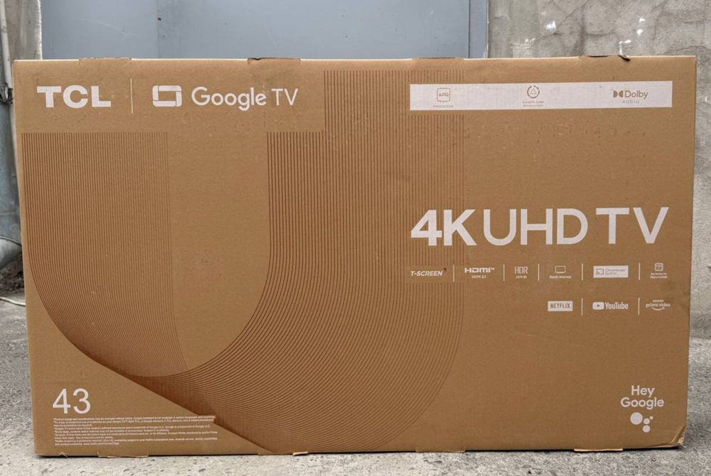 Телевизор TCL 43 Smart Tv 4K Супер Качество Бесплатаная Доставка