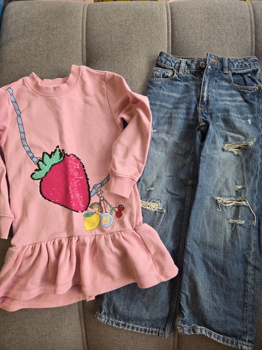 Детска рокля ,Детски дънки Zara