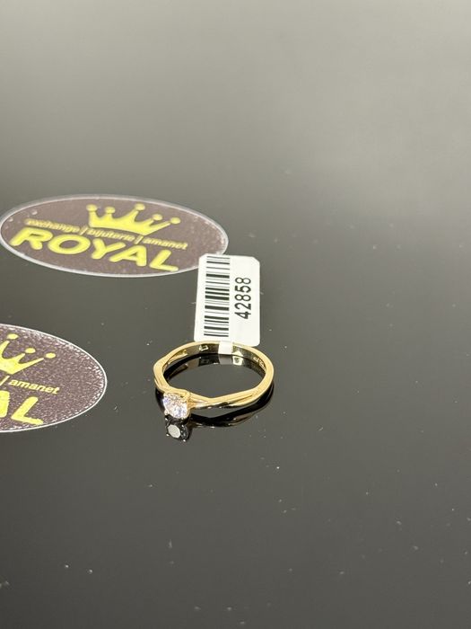 Bijuteria ROYAL : Inel  AUR 14K NOU / 1.3 GR