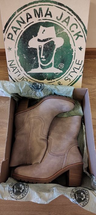 Боти естествена кожа .Panama Jack, нови.