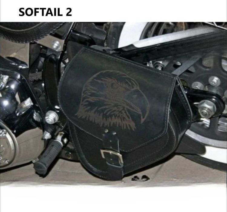 Genti laterale din piele Harley Davidson Sporster/Softail