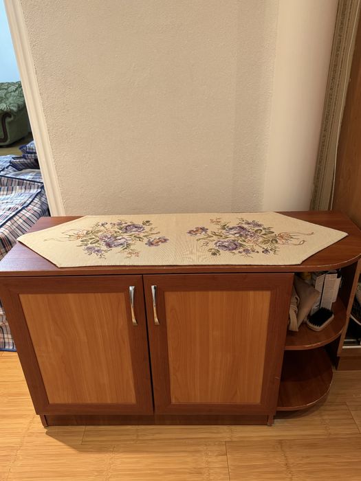 Шкаф-тумба для обуви из натурального дерева