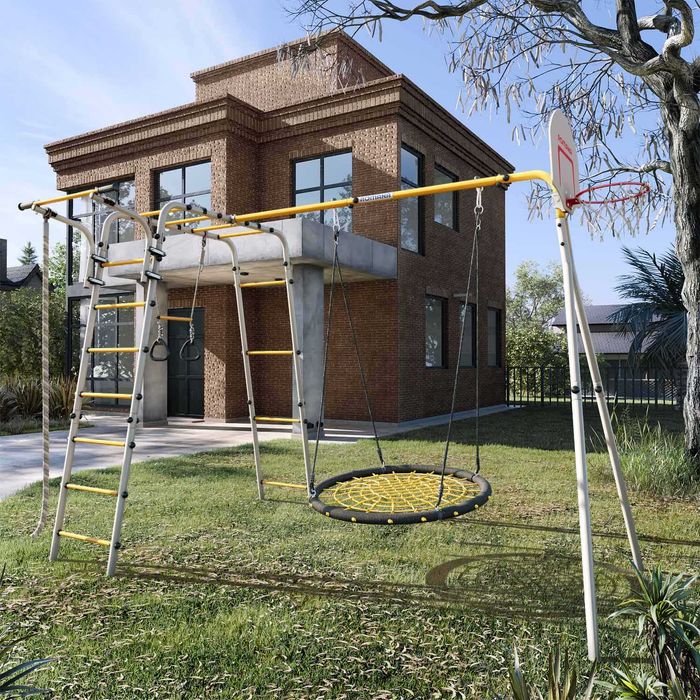 Уличный спортивный комплекс ROMANA Акробат2 (гнездо-сетка)