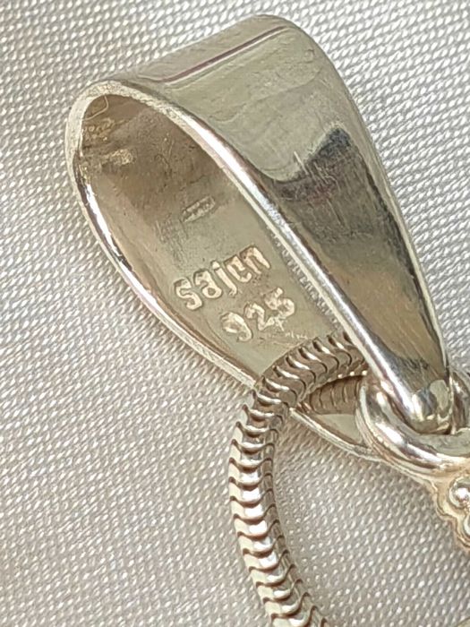 Два Уникални Сребърни Маркови Vintage Медальони SAJEN Jewely  о-в Бали