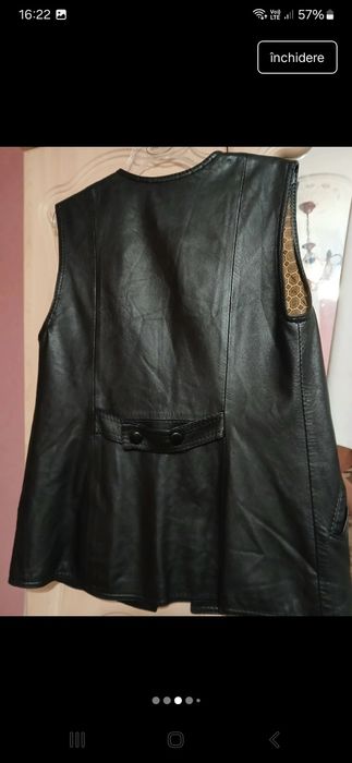 Veste din piele naturală,superbă și fără nici un defect ca nouă