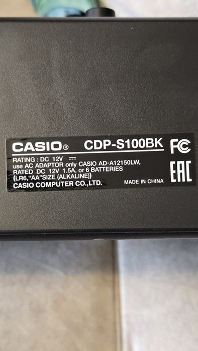 Casio cdp-s100bk фортепиано