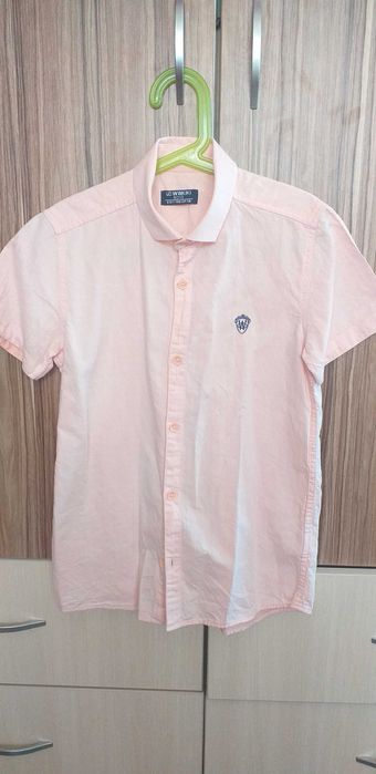 Детски ризи чист памук за момче от размер 128 до 165-0т 25 до 40лв.