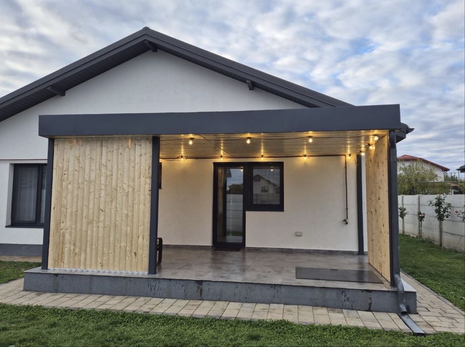 Pergole si terase din lemn rustic