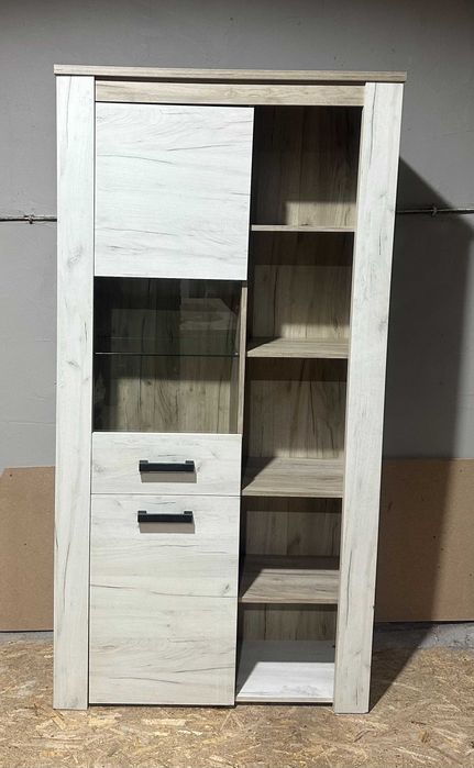 Corp de Biblioteca cu Vitrina; Dulap cu rafturi