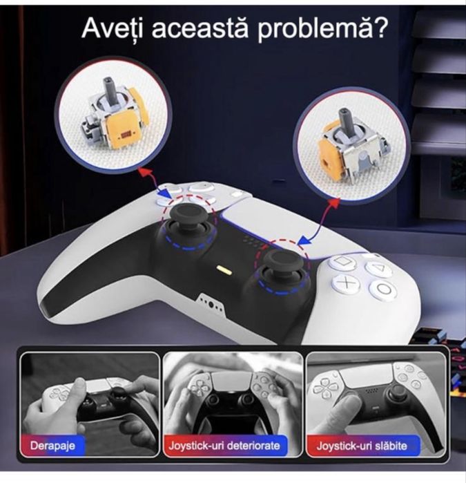Repar maneta de PS5- schimbare joystick