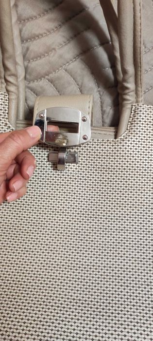 Дамска чанта в телесен цвят