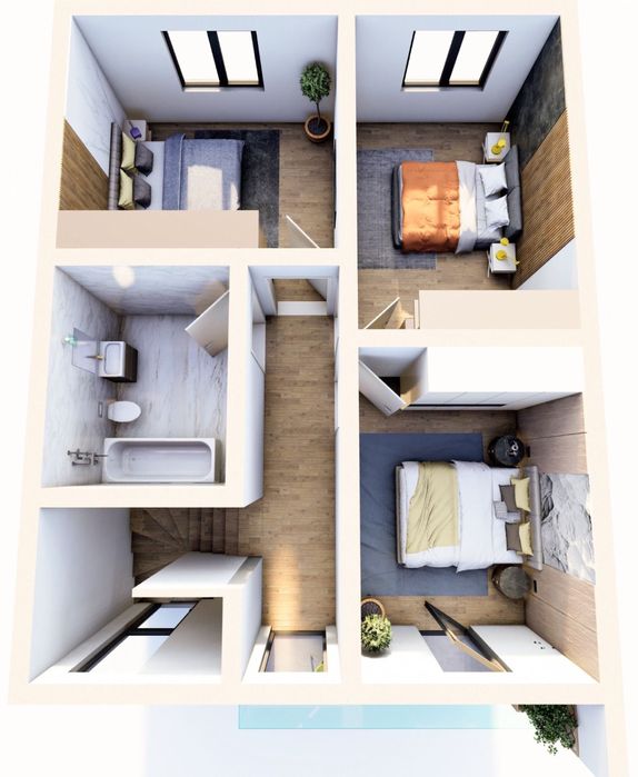 Casă Selgros Casa Noastra P+1,  110mp utili, 200mp