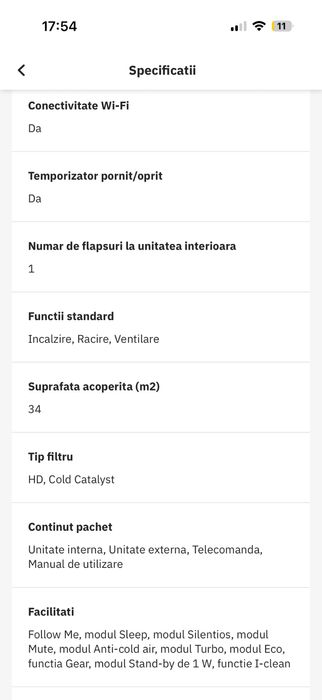 Aer Conditionat Bosch, 12.000 btu, nou.