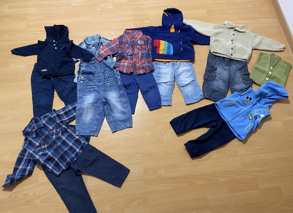 Lot / set haine, bluze, camasi , pantaloni marimea 74-80