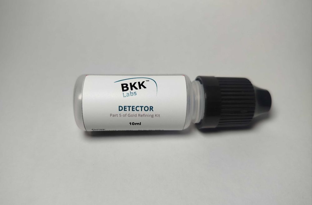 BKK Labs | Тестер / Детектор за наличие на злато в разтвор (10 ml)