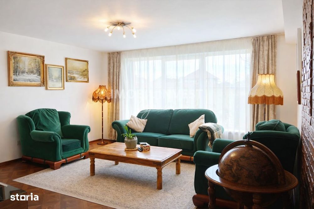 EXCLUSIVITATE! Casa individuala S+P+M, 7 camere,teren 1100 mp