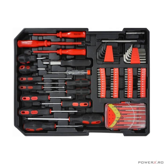 Troller (set) trusa de scule, chei cu 154 de piese Notig