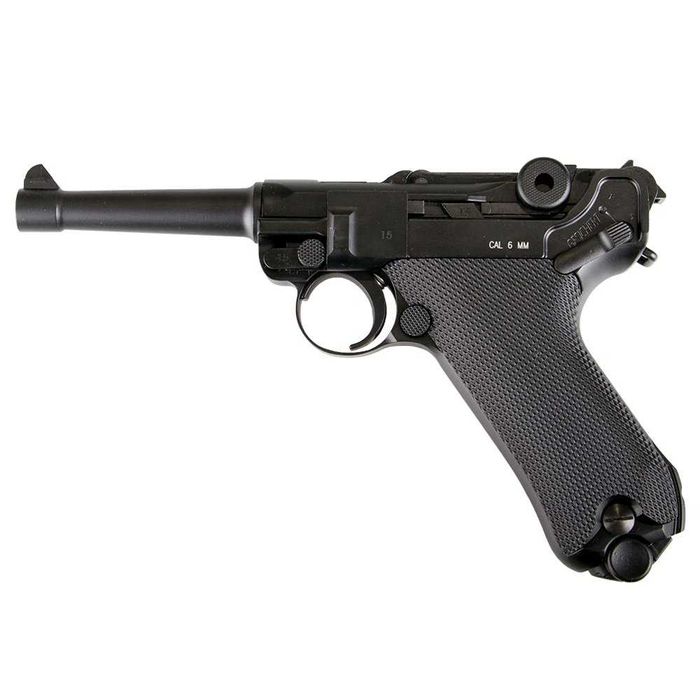 Pistol Istoric LuggerP08 4inch BlowBack  CO2 airsoft 6mm