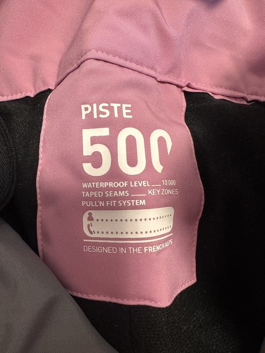 Pantaloni ski  fetite roz