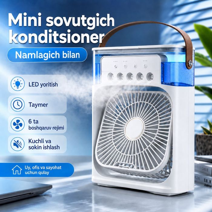 Mini sovutgich konditsioner — issiq kunlar uchun zo‘r yechim|