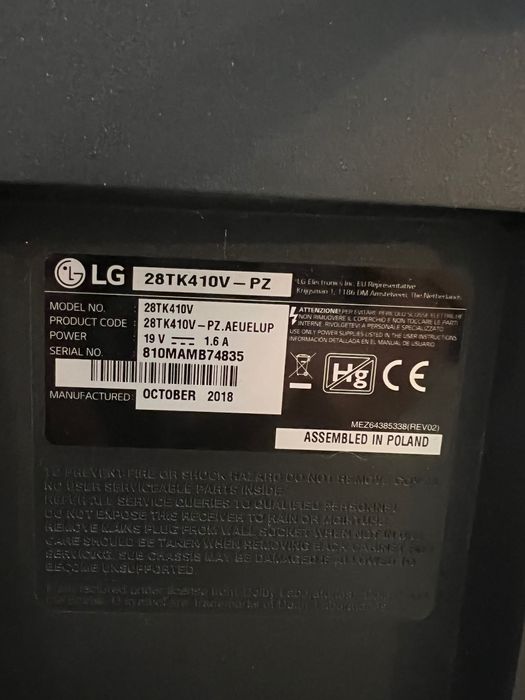 Televizor LG LG 28TK410V - PZ