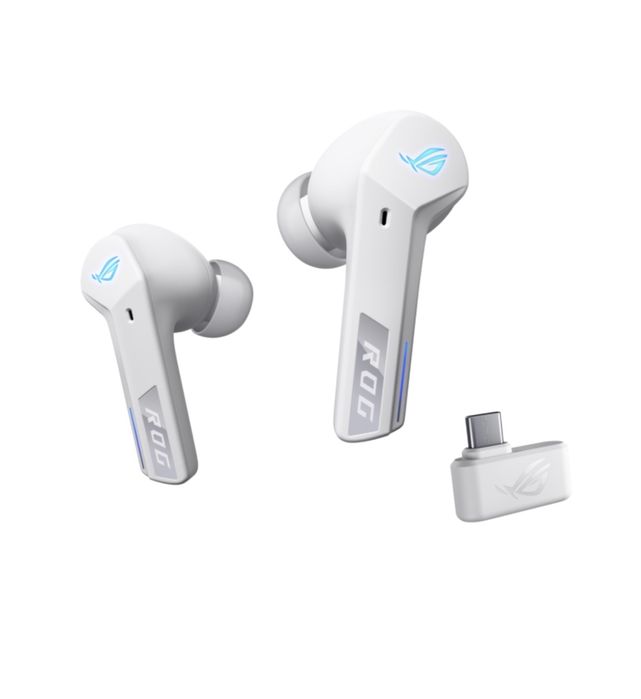 Слушалки ASUS ROG Cetra SpeedNova True Wireless, бели