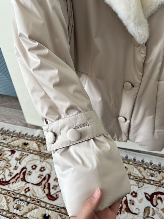 куртка с норковым воротником