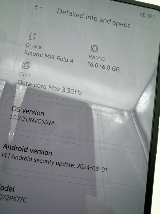 Xiaomi MIX Fold 4 / 512GB / 16GB Ram / NOU / Garantie 12 luni
