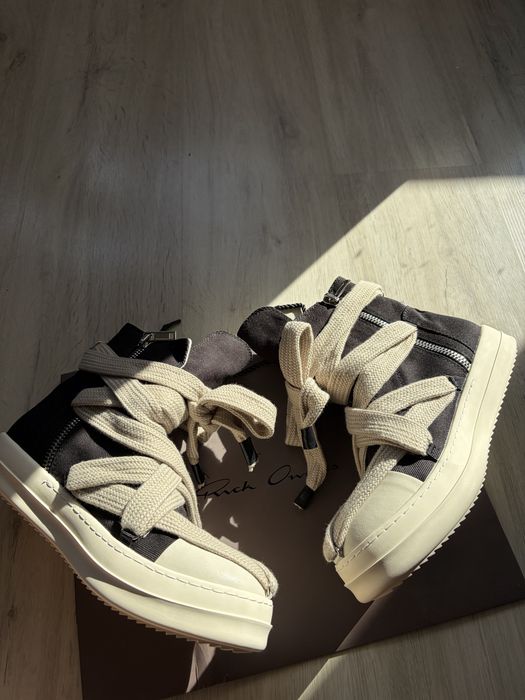 Rick Owens ramones hexagram jumbo laces