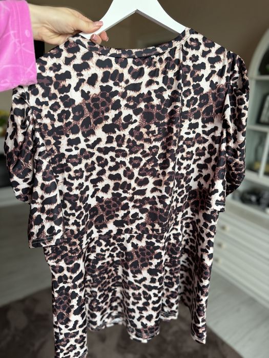 Tricou 4XL animal print/ nou