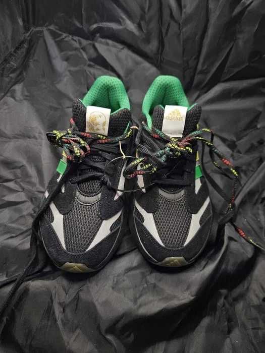 Adidas Lightmotion Reflective – Negru/Verde/Rasta – Mărimea 38⅔