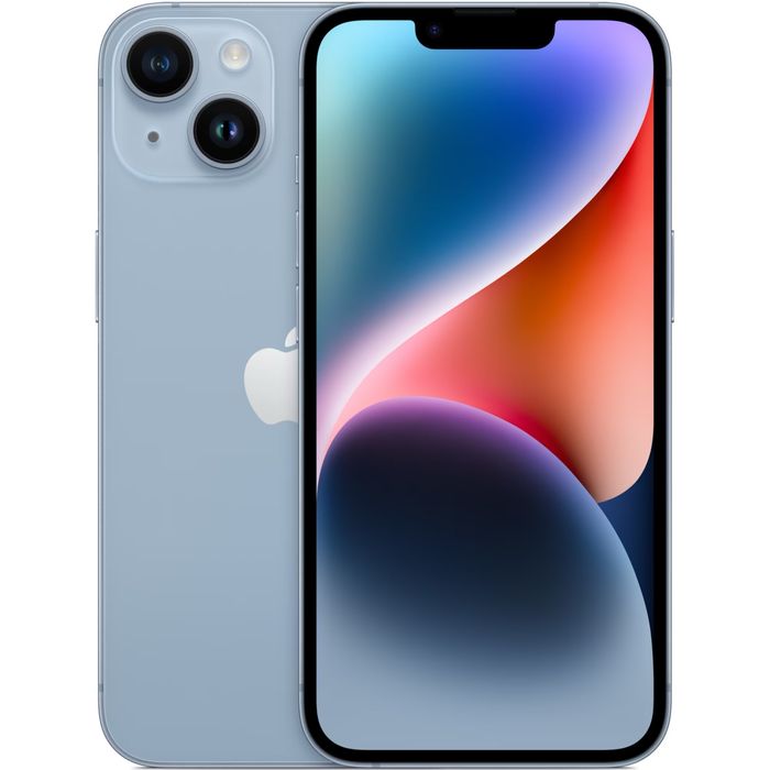 Два iphone 13 и 14 син и бял