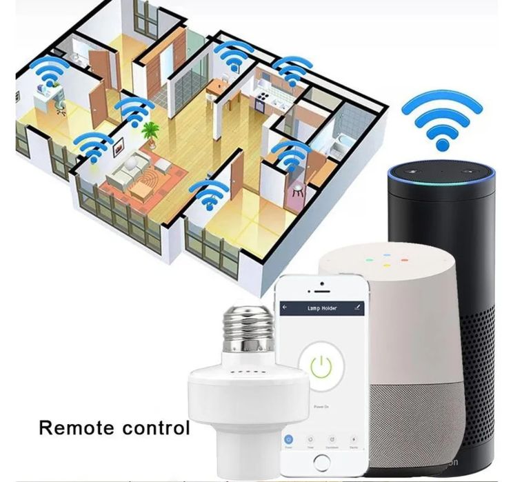 Tuya Smart / Smart Life WiFi Е27 холдер (адаптер за фасунга)
